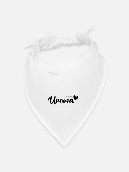 Du wirst Uroma - Bandana Dreieckstuch - Weiß