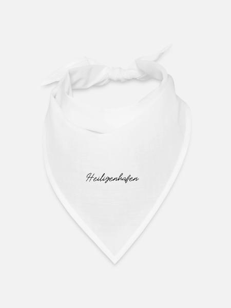 Heiligenhafen - Bandana Dreieckstuch - Weiß