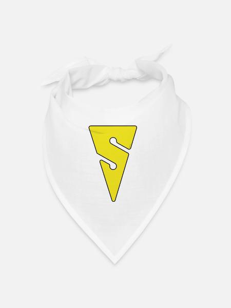 tecArrow-Yellow - Bandana Dreieckstuch - Weiß