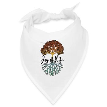 Joy of Life - Bandana Dreieckstuch - Weiß - Vorne