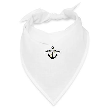 Nordseekind - Bandana Dreieckstuch - Weiß - Vorne