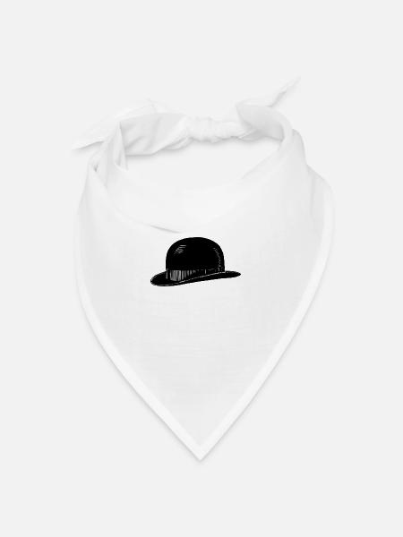 Melone Hut - Bandana Dreieckstuch - Weiß