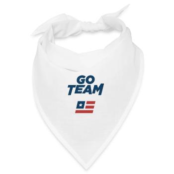 Go Team - Bandana Dreieckstuch - Weiß - Vorne