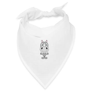 NASHORN - TIER - KIND - BABY - LIKE - LIKEN - Bandana Dreieckstuch - Weiß - Vorne