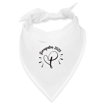 Firmpatin Firmung 2025 Patin Patentante Tante - Bandana Dreieckstuch - Weiß - Vorne