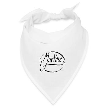Martine - Bandana Dreieckstuch - Weiß - Vorne