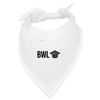 Betriebswirtschaftslehre Studium BWL - Bandana Dreieckstuch - Weiß - Vorne