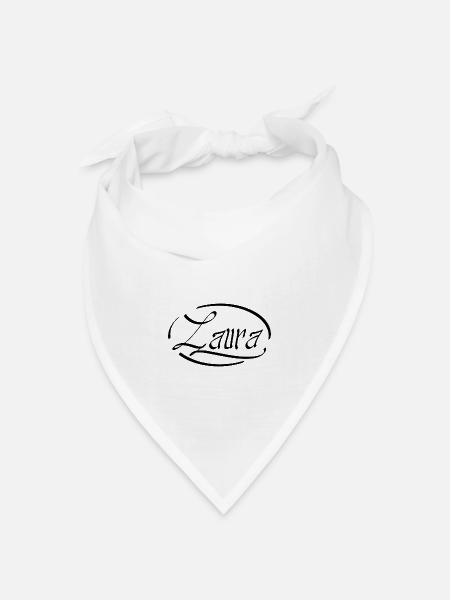 Laura - Bandana Dreieckstuch - Weiß