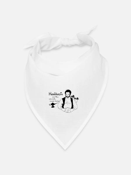 krassadin - and the concrete Magic Lamp v1 - Bandana Dreieckstuch - Weiß