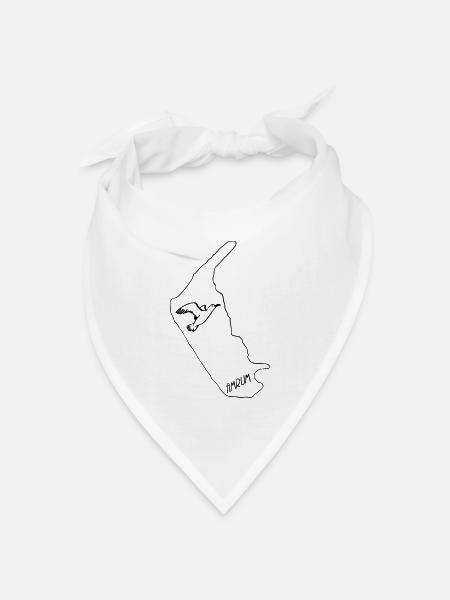 AMRUM ALBATROS - Bandana Dreieckstuch - Weiß