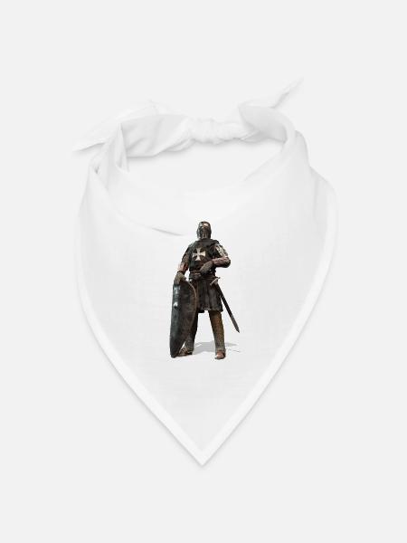 Ritter - Bandana Dreieckstuch - Weiß