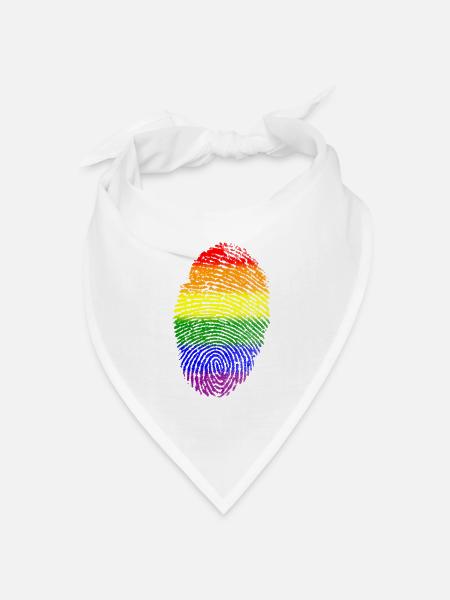 Pride ID - Bandana Dreieckstuch - Weiß