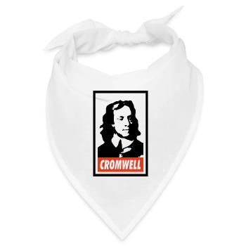 Oliver Cromwell - Bandana Dreieckstuch - Weiß - Vorne