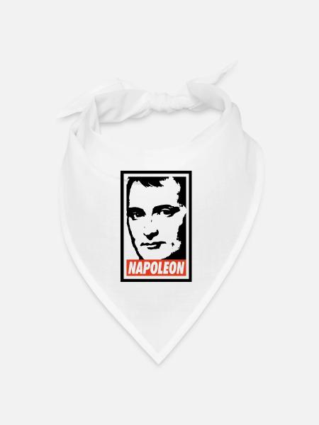 Napoleon - Bandana Dreieckstuch - Weiß
