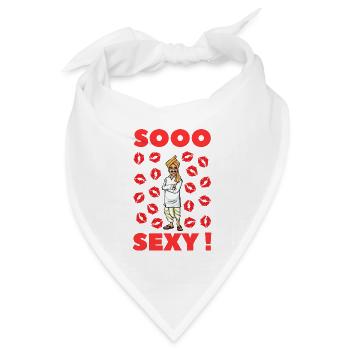 Bangladeschisch Sexy Bf - Bandana Dreieckstuch - Weiß - Vorne