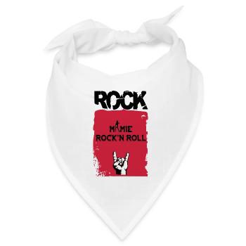 Oma Rock'n Roll - Bandana Dreieckstuch - Weiß - Vorne