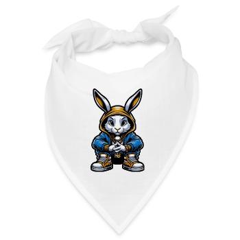 Hood Bunny - Bandana Dreieckstuch - Weiß - Vorne