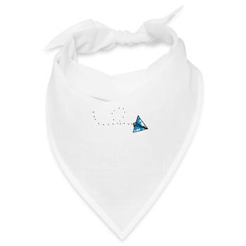 paper - Bandana Dreieckstuch - Weiß - Vorne