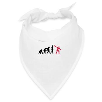 Eisstock Evolution - Bandana Dreieckstuch - Weiß - Vorne