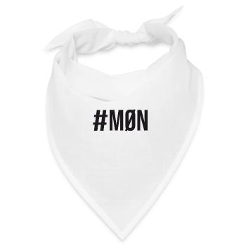 #møn - Bandana Dreieckstuch - Weiß - Vorne