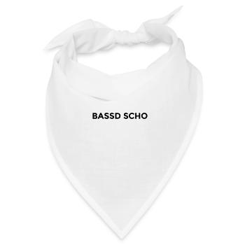 Bassd scho - montserrat - Bandana Dreieckstuch - Weiß - Vorne