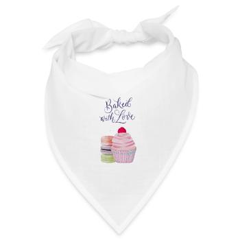 Süßes für dich - Bandana Dreieckstuch - Weiß - Vorne