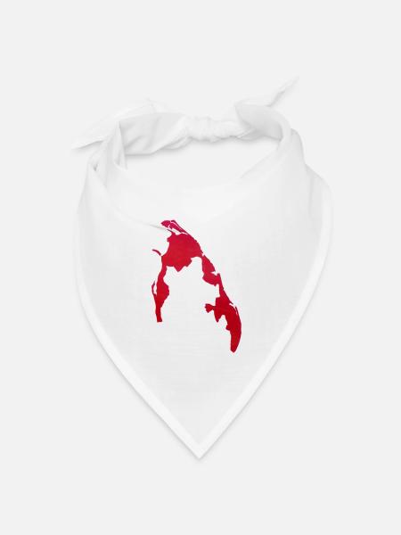 Tamil Eelam - Bandana Dreieckstuch - Weiß