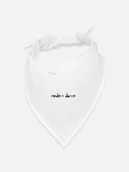 modern dance - Bandana Dreieckstuch - Weiß