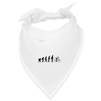 fahrrad evolution - Bandana Dreieckstuch - Weiß - Vorne
