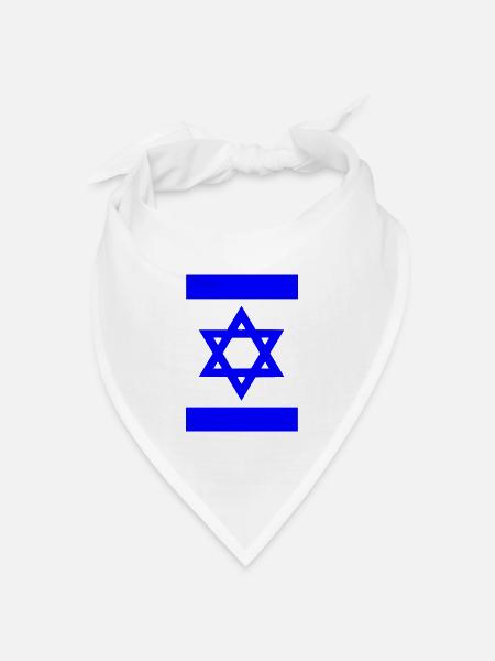 israel - Bandana Dreieckstuch - Weiß