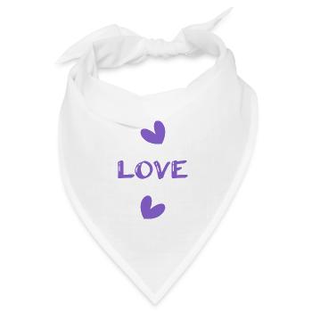 VATERTAG. ALLES GUTE ZUM GEBURTSTAG, PAPA. PAPA. ALLES GUTE ZUM GEBURTSTAG! - Bandana Dreieckstuch - Weiß - Vorne