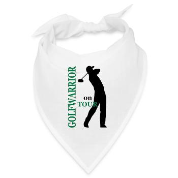 golf - Bandana Dreieckstuch - Weiß - Vorne