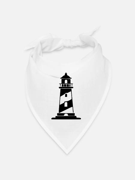 Norddeutschland Nordsee Ostsee Urlaub Geschenk - Bandana Dreieckstuch - Weiß