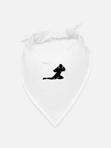 Floorball - Bandana Dreieckstuch - Weiß