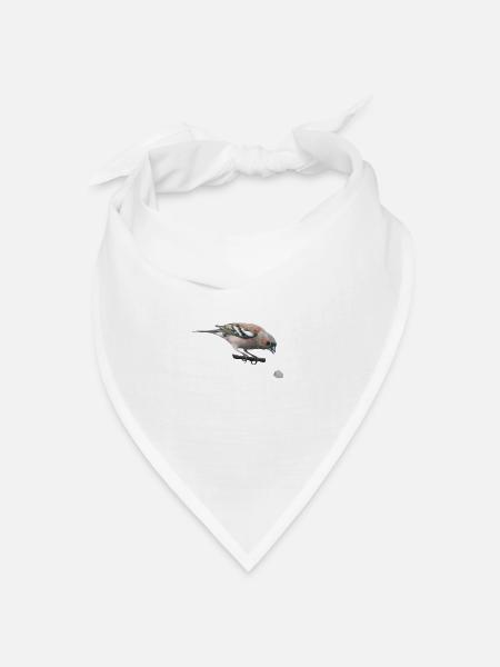 Buchfink - Bandana Dreieckstuch - Weiß