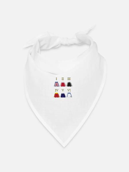 Rockys Wäsche - Bandana Dreieckstuch - Weiß