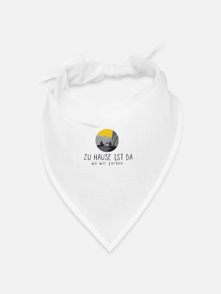 Zeig Flacke! - Bandana Dreieckstuch - Weiß