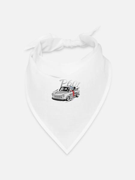  601- Zweitaktfahrer - Bandana Dreieckstuch - Weiß