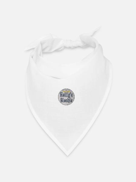 Heilig's Blechle Heiligenschein Schwäbisch - Bandana Dreieckstuch - Weiß