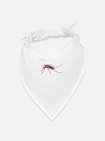 mosqui 2 - Bandana Dreieckstuch - Weiß