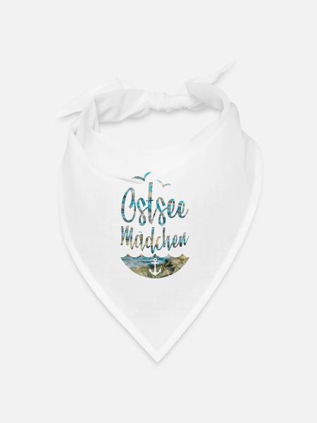 OSTSEE MÄDCHEN - Bandana Dreieckstuch - Weiß