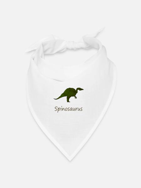 Spinosaurus - Bandana Dreieckstuch - Weiß