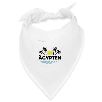 aegypten - Bandana Dreieckstuch - Weiß - Vorne