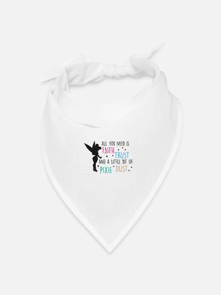 Fee Elfe - Bandana Dreieckstuch - Weiß