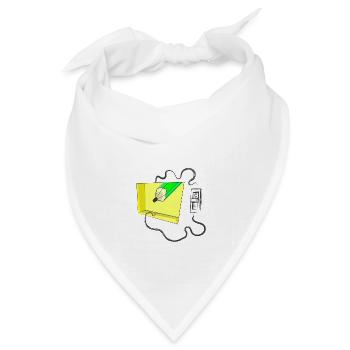 SCHALTER - Bandana Dreieckstuch - Weiß - Vorne