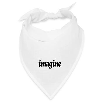 imagine - Bandana Dreieckstuch - Weiß - Vorne