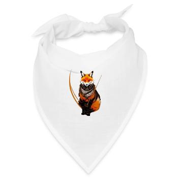 Legendärer und mysteriöser Fuchs - Bandana Dreieckstuch - Weiß - Vorne