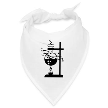 Labor - Bandana Dreieckstuch - Weiß - Vorne