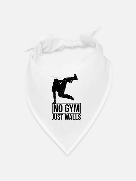 Parkour - Bandana Dreieckstuch - Weiß