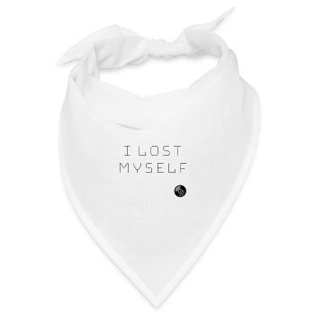 I Lost myself - Radiohead - Karma Police - Bandana Dreieckstuch - Weiß - Vorne
